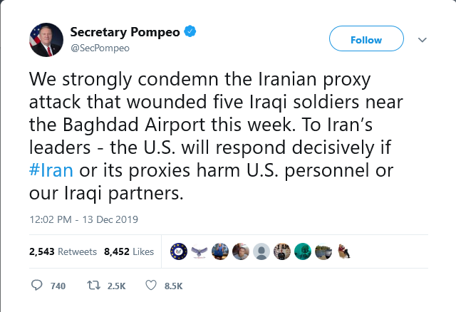 Screenshot_2020-01-02 Secretary Pompeo on Twitter We strongly condemn the Iranian proxy attack that wounded five Iraqi sold[...].png